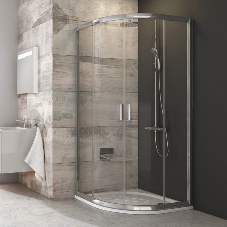 Душевой угол Ravak Blix BLCP4 90x90x190 профиль хром блестящий, стекло прозрачное