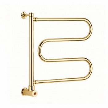 Полотенцесушитель электрический Margaroli Vento 500 530х630 золото