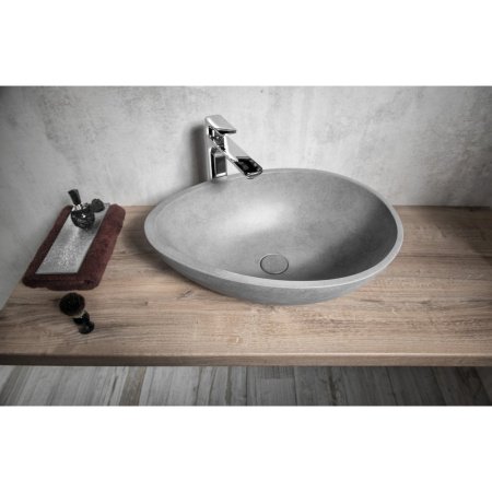 Раковина накладная 53см SAPHO PUNC BH7005 серый