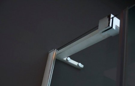 Душевой уголок Cezares Bergamo P-1 100x100 L IV профиль Хром стекло прозрачное