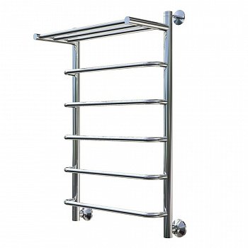 Полотенцесушитель водяной Тругор Идеал серия 1 80х40 хром, с полкой