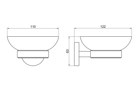 Мыльница Aquatek Бетта AQ4603CR хром