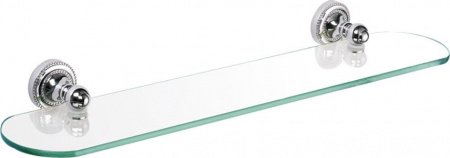 Стеклянная полка Fixsen Style FX-41103 Хром