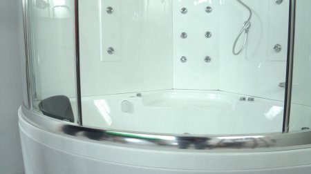 Душевая кабина Timo Lux Т-7735 135x135x220 профиль хром глянцевый, стекло прозрачное