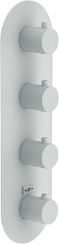 Термостат для душа на 3 выхода Nobili Live WE00103/TWM белый матовый