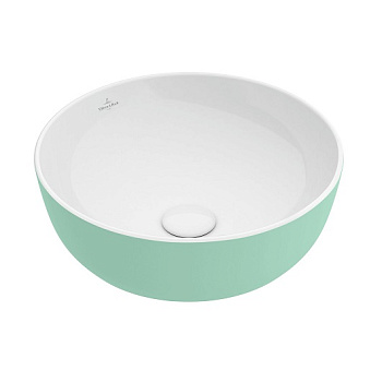 Раковина накладная 43см Villeroy & Boch Artis 417943BCW3 зеленый