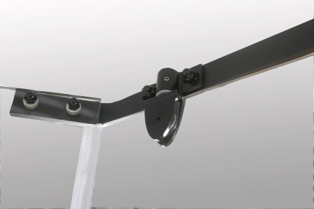 Душевая кабина Grossman GR271QR 90x90x205 профиль черный, стекло прозрачное с узором