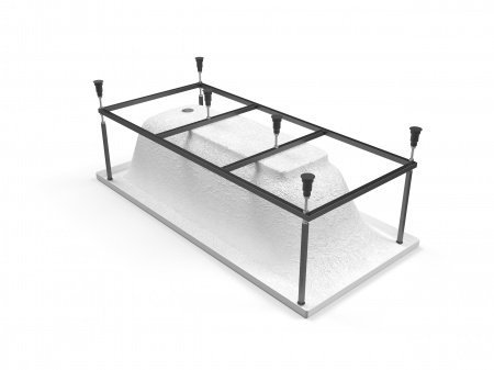 Ванна прямоугольная Cersanit SMART 170x80 правая