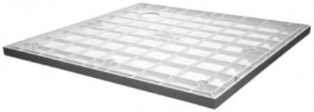 Поддон из стеклокомпозита Cezares Tray M A 90x90x4 Белый
