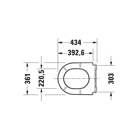 Комплект Duravit D-Neo 45770900А1: унитаз подвесной 540х360 мм, 257709 + сиденье с микролифтом 002169, цвет белый