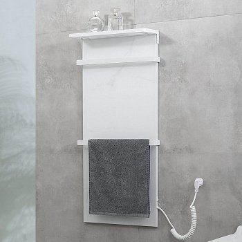 Полотенцесушитель электрический Black&White N-388WM 89.9х40 белый матовый