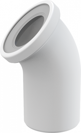 Колено для унитаза Alcaplast A90-45 белый