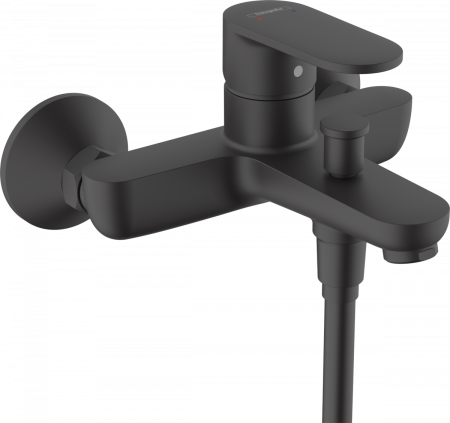 Смеситель для ванны с душем Hansgrohe Vernis Blend 71440670 черный матовый