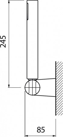 Душевой гарнитур Webert Comfort AC0116 Хром Серый
