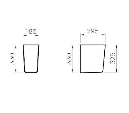 Полупьедестал VitrA S20 5281B003