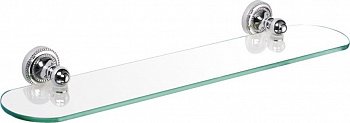 Стеклянная полка Fixsen Style FX-41103 Хром