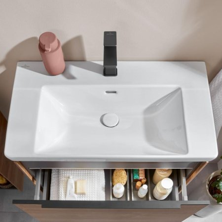 Раковина подвесная Villeroy & Boch Subway 3.0 80см 4A708001 белый