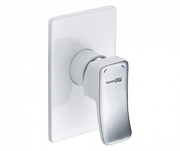 Смеситель для душа WasserKraft Aller 10651WHITE хром/белый