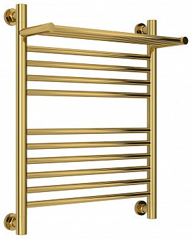 Полотенцесушитель водяной Сунержа Богема с полкой+ 60х50 золото