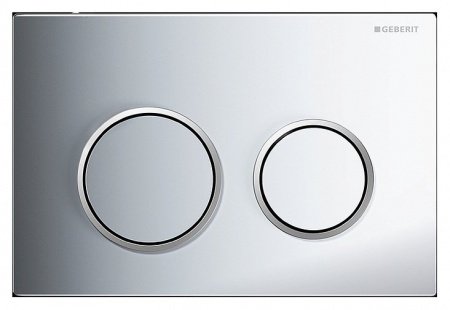 Кнопка смыва Geberit Omega 20 115.085.KH.1 хром глянцевый/хром матовый