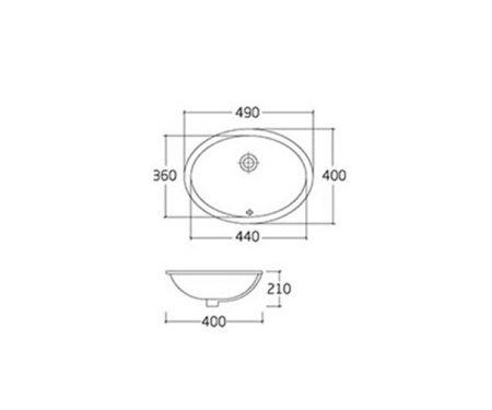 Раковина Bronze de Luxe Alsace 1707, белый