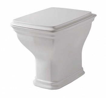 Унитаз приставной (бачок в стене) ArtCeram Civitas CIV003 01;00 белый, без сиденья