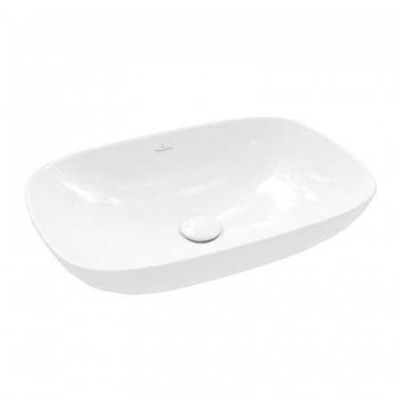 Раковина накладная 56см Villeroy & Boch Loop & Friends 4A4900R1 белый, с покрытием CeramicPlus