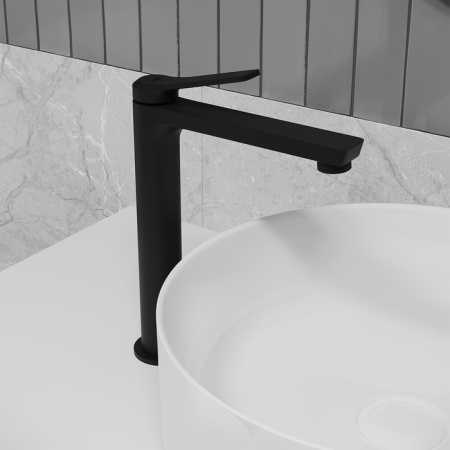 Смеситель для раковины IDDIS Parker PARBL01i01 черный матовый