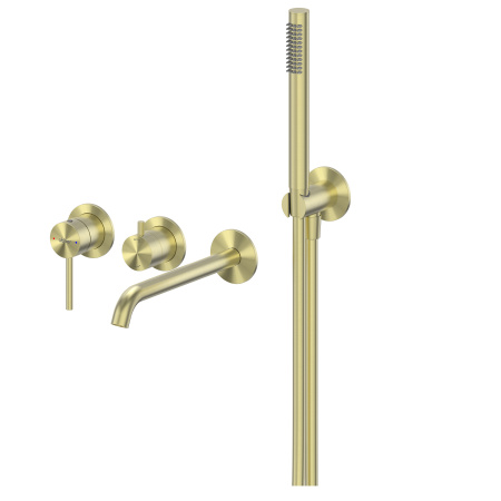 Смеситель ABBER Wasser Kreis 316 AF8130BG для ванны скрытого монтажа, золото брашированное