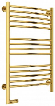 Полотенцесушитель электрический Сунержа Богема 2.0 80х50 золото, подключение левое