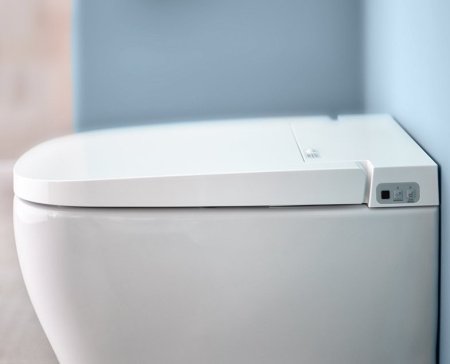 Унитаз подвесной безободковый Vitra V-Care Comfort 5674B003-6194 с сиденьем микролифт