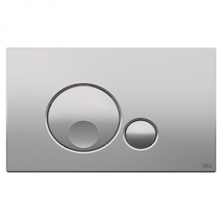 Кнопка смыва для унитазов OLI GLOBE 152951 хром матовый