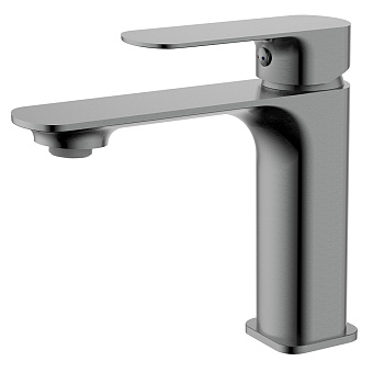 Смеситель для раковины AQUAme Monza AQM6310GM вороненая сталь