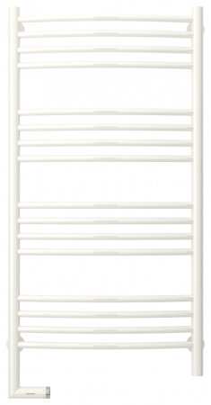Полотенцесушитель электрический Сунержа Богема 2.0 100х50 белый, выгнутая, подключение правое