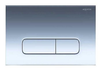 Кнопка смыва для унитазов Aquatek KDI-0000016 хром глянцевый