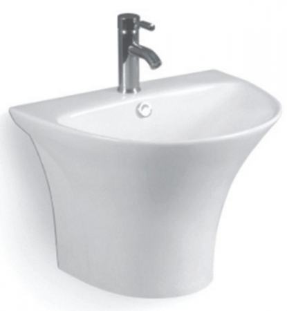 Раковина подвесная 57см Gid Nb165 белый