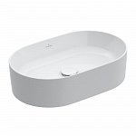 Раковина накладная 56см Villeroy & Boch Collaro 4A1956R1 alpin с покрытием CeramicPlus Раковина накладная 56см Villeroy & Boch Collaro 4A1956R1 alpin с покрытием CeramicPlus