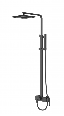 Душевая стойка BelBagno Luce LUC-VSCM-NERO черный матовый