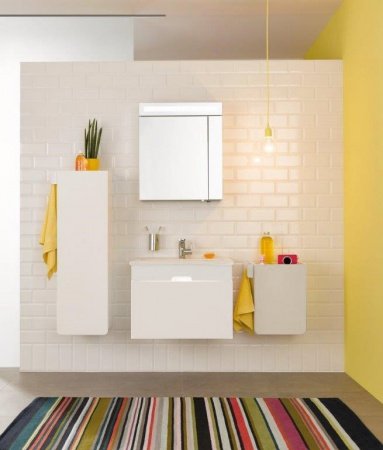 Шкаф-пенал Vitra D-Light 36 подвесной L Белый матовый