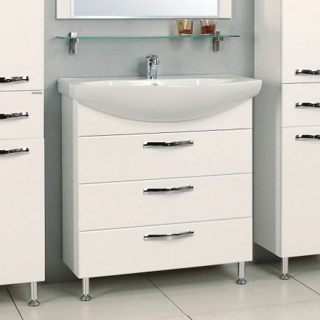 Тумба для комплекта Акватон Ария Н 80 белая