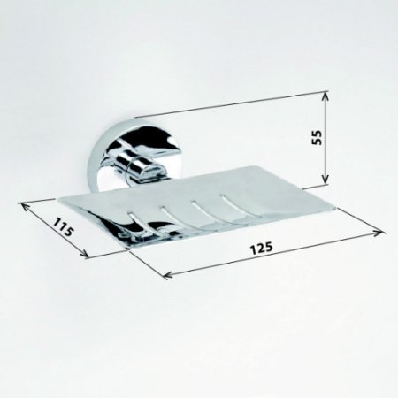 Мыльница Bemeta Omega 104208082 Глянец