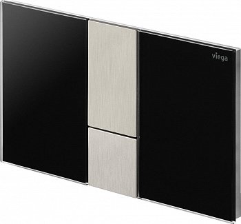 Кнопка смыва Viega Visign for Style 24 773328 черный/сталь