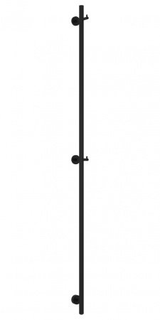 Полотенцесушитель электрический Сунержа Аскет 1650 черный матовый