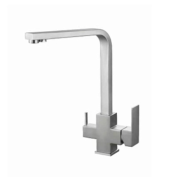 Смеситель для кухни Haiba HB76803-2, сталь