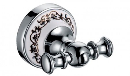 Крючок для полотенец Fixsen Bogema FX-78505A Хром Белый