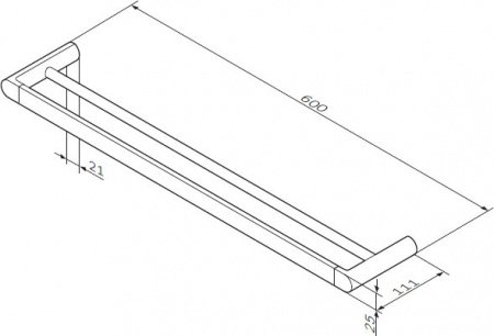 Держатель для полотенец AM PM Inspire A50336400 Хром