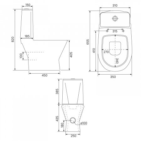 Унитаз напольный IDDIS Edifice Rimless EDIRDSEi24 белый, с сиденьем микролифт
