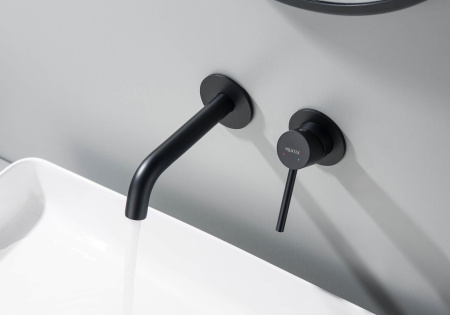 Смеситель для раковины Aquatek Европа AQ1313MB черный матовый