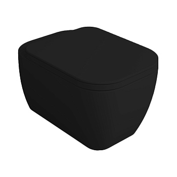 Унитаз подвесной безободковый Simas Henges BB18 черный матовый