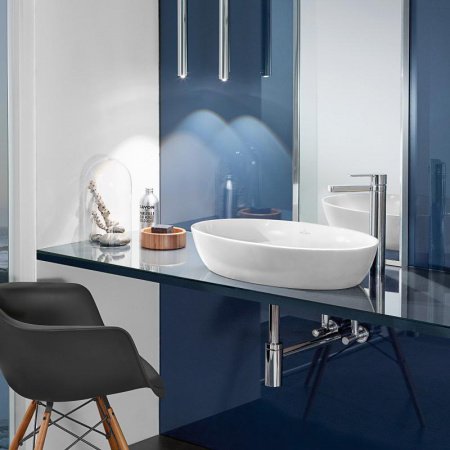 Раковина накладная 61см Villeroy & Boch Artis 419861R1 alpin с покрытием CeramicPlus